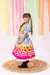 Vestido Infantil de festa junina quadrilha chique na internet
