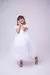 Vestido Branco Longo Luxo Daminha de honra infantil e juvenil na internet