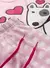 Pijama Longo Infantil Menina Rosa Blusa e Calça Cachorrinhos