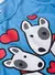 Imagem do Pijama Longo Infantil Menina Azul Blusa e Calça Cachorrinhos