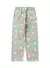 Pijama Longo Infantil Menina Verde Água Blusa e Calça Ursinha - loja online