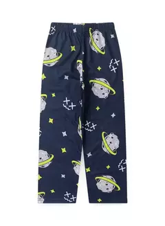 Pijama Longo Infantil Menino Azul Blusa e Calça Astronauta - loja online