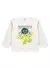 Pijama Longo Infantil Menino Off White Blusa e Calça Astronauta - BRAZIL KIDS