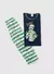 Pijama Longo Infantil Menino Marinho Blusa e Calça Múmia - comprar online