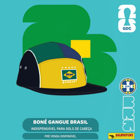 BONÉ GANGUE DO BRASIL SIL SIL - pré-venda
