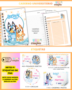 Arquivo Digital - Escolar Bluey menina na internet