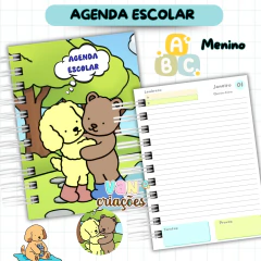 Arquivo Digital - Agenda Escolar Menino 2026 - Bobbie Goods - comprar online