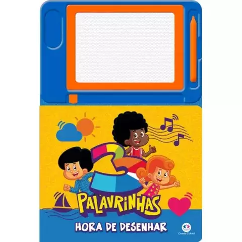 Livro 3 Palavrinhas - Hora de desen Lousa magnética 9786526104279 CC