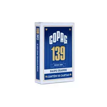 BARALHO 139 AZUL NAIPE GRANDE BRIDGE SIZE