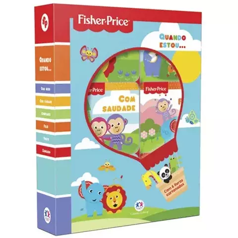 Livro Fisher-Price - Quando estou.. Com 6 minilivros 9788538069553 CC