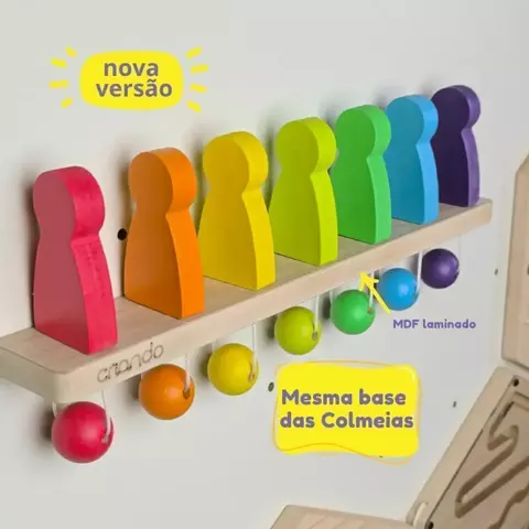 Criando Efeito Dominó - Fixo de Parede - Colorido