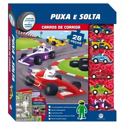 Livro Carros de corrida Autor: Curi Box presente 9786526109649 CC