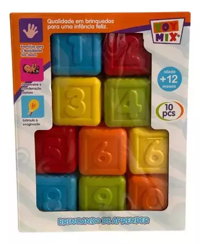 CUBOS COLORIDOS 10PC UN SORTIDO TM