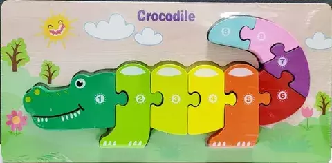 QUEBRA-CABECA 3D 1CM MDF UN CROCODILO TM