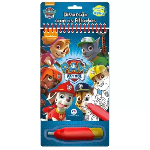 Livro Patrulha Canina - Diversão com os filhotes 9788538077817 Aquabook CC