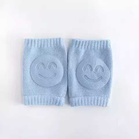 JOELHEIRA/COTOVELEIRA TECIDO PARA BEBE 2UN AZUL TM