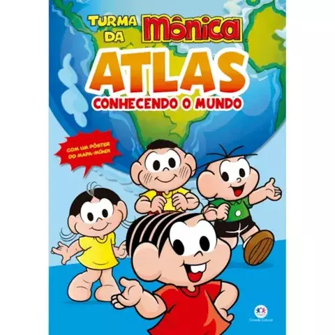 Livro Turma da Mônica - Atlas - Conhecendo o mundo Atlas 9788538091189 CC