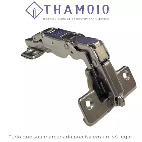 DOBRADICA 165° CURVA COMUM METALNOX