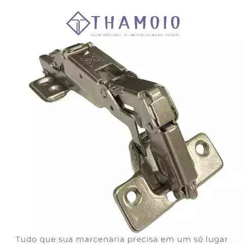 DOBRADICA 165° RETA COMUM METALNOX