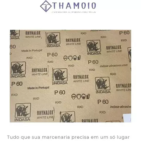 FOLHA LIXA RHYNODRY WHITE 230X280 P 120 INDASA