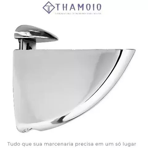 SUPORTE REGULAVEL METAL MEDIO CROMADO TUCANO - BLASS