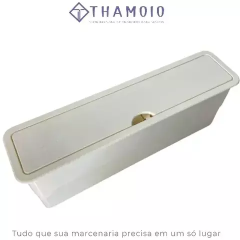 CAIXA DE TOMADAS BRANCA CXT33 - SEM TOMADA BLASS