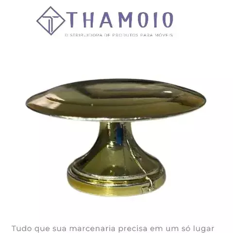 PUXADOR TR 009 PONTO 30MM - DOURADO GOLD - TRSTEEL
