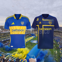 CAMISETA TITULAR + CAMISETA ALTERNATIVA BOCA JUNIORS 2024/25