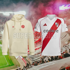 CAMISETA TITULAR + BUZO RIVER PLATE