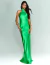 Vestido De Festa Longo Decote Americano Verde Bandeira Austin - comprar online