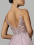 Vestido De Festa Longo Busto Bordado Rosa Old Avenisse - loja online