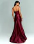 Vestido De Festa Longo Com Fenda Frontal Marsala Casa Blanca - Majesté: Loja de Vestidos de Festa Elegantes e Atemporais