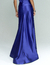 Vestido De Festa Longo Com Fenda Frontal Azul Royal Casa Blanca