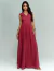 Vestido De Festa Longo Traspassado Marsala Cusco - Majesté: Loja de Vestidos de Festa Elegantes e Atemporais