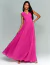 Vestido De Festa Longo Traspassado Pink Cusco - Majesté: Loja de Vestidos de Festa Elegantes e Atemporais