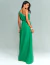 Vestido De Festa Longo Com Cinto De Strass Verde Bandeira Hollywood na internet