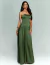 Imagem do Vestido De Festa Longo Drop Waist Verde Musgo Rye