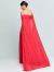 Vestido Longo Com Capa Vermelho Stellar Bloom - comprar online