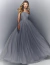 Vestido de festa longo de tule com glitter prata, estilo tomara que caia e corte princesa ideal para madrinha de casamento, para convidada de casamento, convidada de formatura