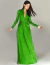 Vestido De Festa Manga Longa Verde Arábia - comprar online