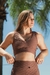 TOP BAMBU JACQUARD MARROM