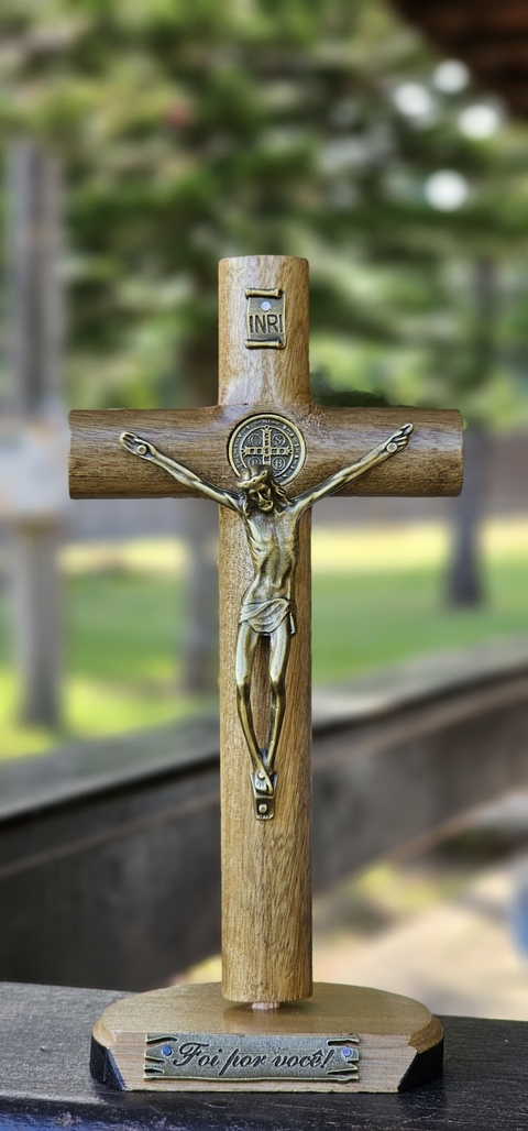 CRUZ DE MADEIRA REDONDA - comprar online