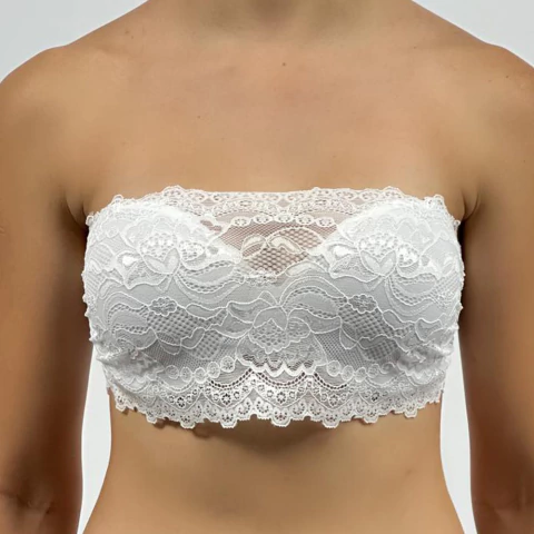 Sutiã Com Bojo Rendado, sem alça- REF 774 - comprar online