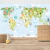 Papel de Parede Infantil Mapa Mundi Pn093 - comprar online