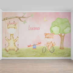 Papel de Parede Infantil Safari Pn267 - comprar online