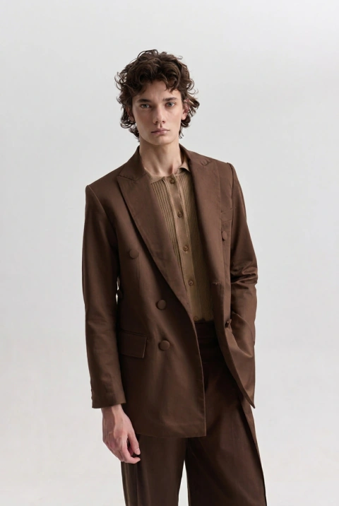 BLAZER TRANSPASSADO MARROM