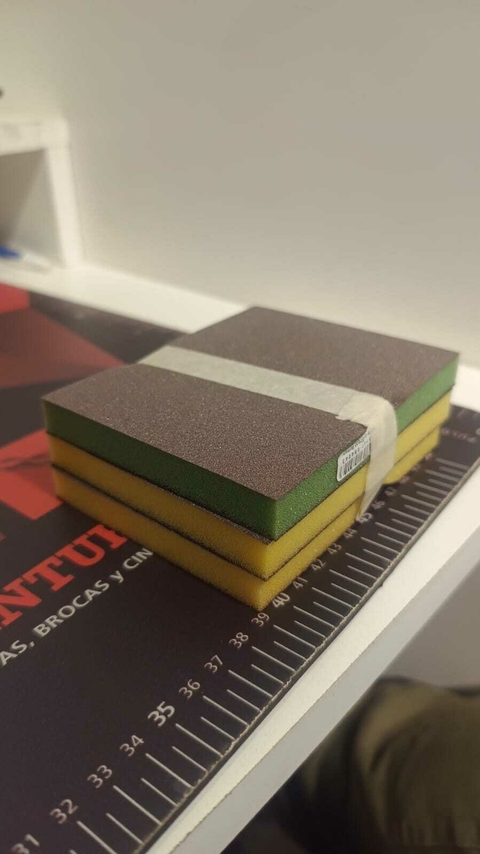 COMBO LIJAS ESPONJA 2/CARAS SUPERFINO y FINO