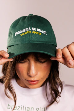 Boné PRODUZIDA NO BRASIL verde