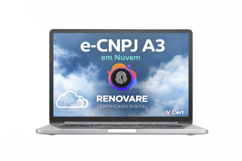 e-CNPJ A3 em Nuvem - 04 Meses