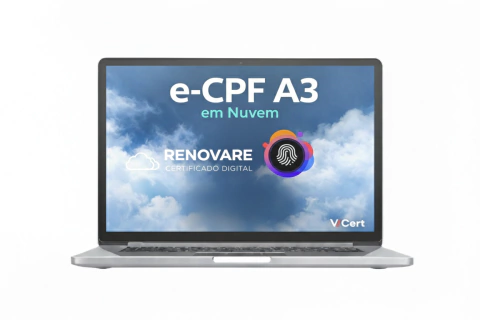 Certificado Digital e-CPF A3 em Nuvem - 3 Anos